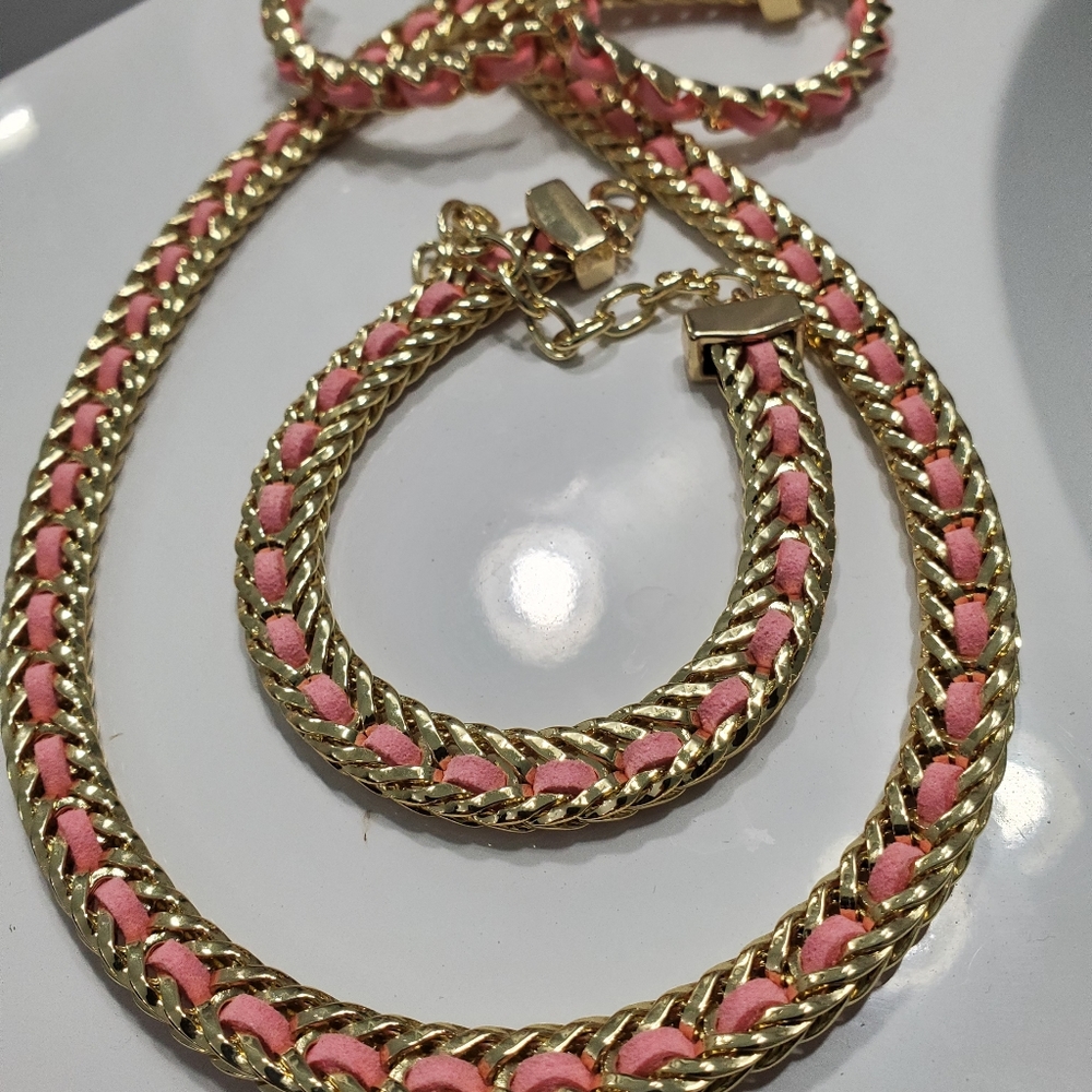 Necklace, Bracelet and Earrings Set